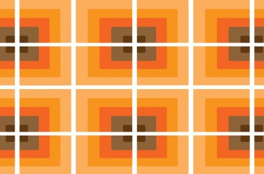 1970s pattern orange and brown