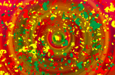 reggae colours is painted form